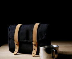 Fashion Canvas Men's Trifold Multi-Function Digital Storage Clutch Mobile Phone Bag For Men