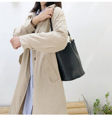 Fashion LEATHER Bucket Bag WOMENs SHOULDER BAG Purses FOR WOMEN