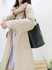Fashion LEATHER Bucket Bag WOMENs SHOULDER BAG Purses FOR WOMEN