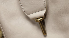 Fashion Leather Brown Gray Bucket Shoulder Bag Barrel Purse With Clutch For Women