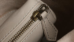 Fashion Leather Brown Gray Bucket Shoulder Bag Barrel Purse With Clutch For Women