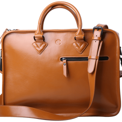 Fashion PU Leather Men's Large Black Handbag Briefcase Business Laptop Handbag For Men