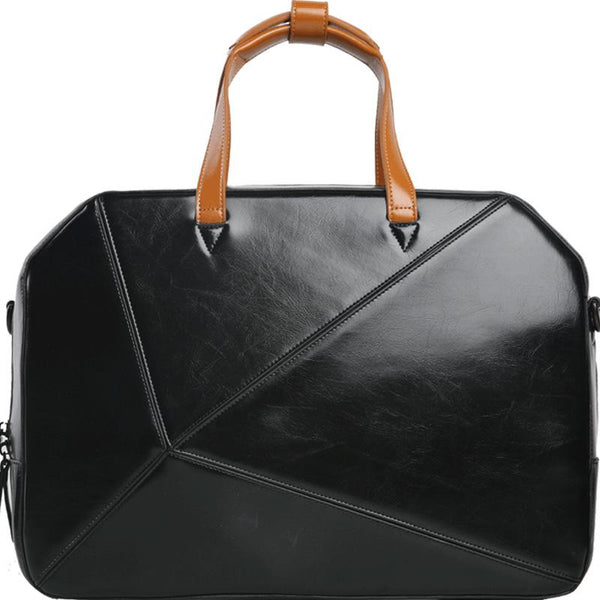 Fashion PU Men's Black Business Briefcase Computer Brown Briefcase Handbag For M XFZ01332054