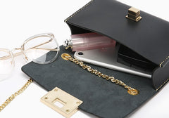 Fashion Leather Womens Cute Small Chain Shoulder Purse Chain Crossbody Bag for Women
