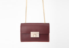 Fashion Leather Womens Cute Small Chain Shoulder Purse Chain Crossbody Bag for Women