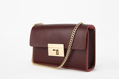 Fashion Leather Womens Cute Small Chain Shoulder Purse Chain Crossbody Bag for Women
