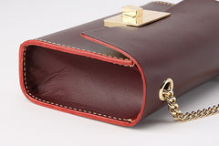 Fashion Leather Womens Cute Small Chain Shoulder Purse Chain Crossbody Bag for Women