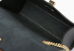 Fashion Leather Womens Cute Small Chain Shoulder Purse Chain Crossbody Bag for Women