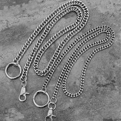 Fashion Men's Women's Self Defense Long Hip Hop Pants Chain Biker Wallet Chain For Men