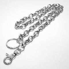 Trendy Men's Women's Silver Long Hip Hop Pants Chain Biker Wallet Chain For Men