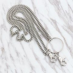Fashion Men's Women's Self Defense Long Hip Hop Pants Chain Biker Wallet Chain For Men