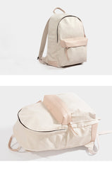 Waxed Canvas Womens Mens Backpack 14'' Green College White Backpack Travel Backpack For Men