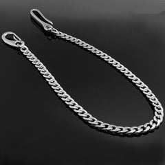 Fashion Stainless Steel Mens 18'' Silver Pants Chain Wallet Chain Motorcycle Wallet Chain for Men