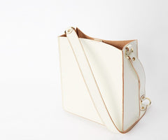 Fashion White Leather Women Tote Bag Tote White Shoulder Bag For Women