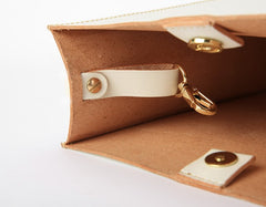 Fashion White Leather Women Tote Bag Tote White Shoulder Bag For Women