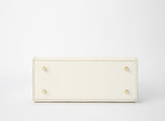 Fashion White Leather Women Tote Bag Tote White Shoulder Bag For Women