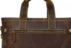 GENUINE LEATHER MENS Vintage Brown COOL MESSENGER BAG BRIEFCASE WORK BAG BUSINESS BAG FOR MEN