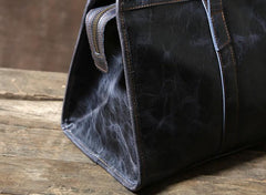 Leather Mens Large Weekender Bag Travel Bag Cool Duffle Bag Shoulder Bag for Men