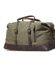 canvas mens travel duffle bag Green Waxed Canvas Weekender Bag Waxed Canvas Duffle Bag Large Canvas Leather Duffle Bag 