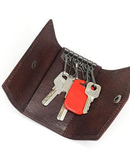 Cool Leather Mens Key Wallet Car Keys Holder Car Keys Case for Men