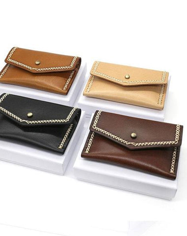 Vintage Leather Mens Card Wallet Change Wallet Coin Wallet Front Pocket Wallet for Men