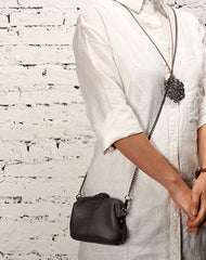 Vintage LEATHER WOMEN Mini Doctor Purse Chain SHOULDER BAG Purses FOR WOMEN