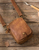 Leather Belt Pouch Phone Cases Mens Waist Bag Shoulder Bag for Men