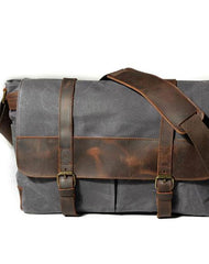 Mens Canvas Side Bag Canvas Messenger Bag Courier Bag Shoulder Bag for Men