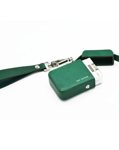 Cute Green Leather Womens 20pcs Cigarette Holder Case Wristlet Cigarette Case for Women