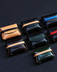 Cool Stylish Leather Mens Wallet Small Coin Wallet Card Holder Long Wallet for Men