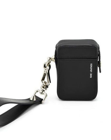 Cute Black Leather Womens Mens 20pcs Cigarette Holder Case Wristlet Cigarette Case for Women