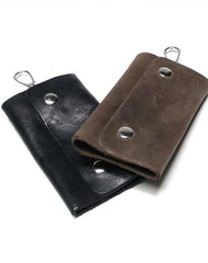 Cool Leather Mens Key Wallet Wallet Key Holder Car Key Case for Men