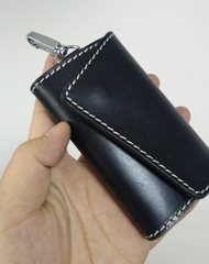 Handmade Mens Leather Biker Key Wallets Cool Small Key Wallets Key Holders
