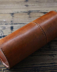 Handmade Leather Pencil Holder Pencil Case Pencil Barrel Case