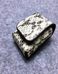 Cool Mens Leather Snake Zippo Lighter Cases with Belt Loop Zippo lighter Holder with Belt clip