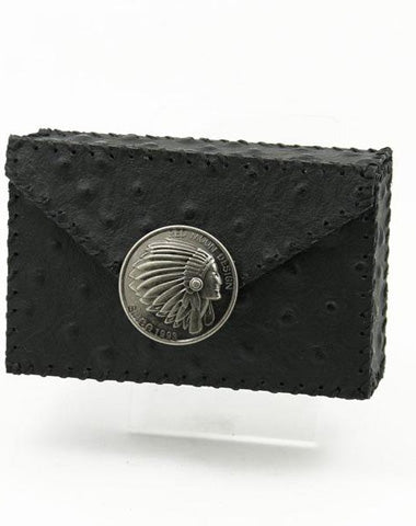 Cool Handmade Leather Mens Black Indian Cigarette Holder Case for Men