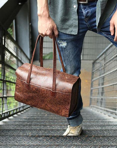 Vintage Leather Cool Mens Handbag Shoulder Bag for men