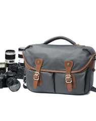 Mens Canvas Camera Messenger Bags Side Bag Courier Bag Camera Shoulder Bag for Men