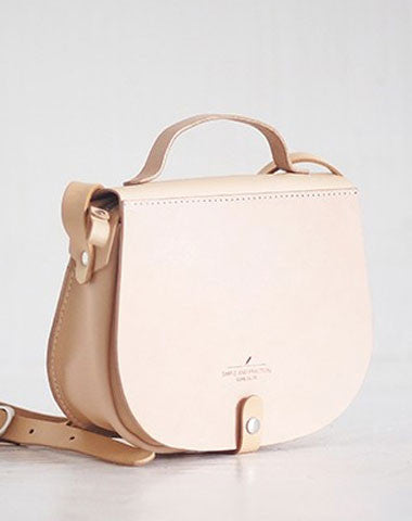 Handmade Womens Leather Saddle Shoulder Bag Purse Crossbody Bag for Women - EverHandmade