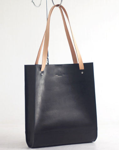 Handmade Leather handbag tote purse shoulder bag for shopper bag - EverHandmade