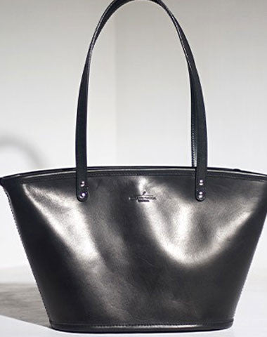 Handmade Leather handbag tote purse shoulder bag for shopper bag - EverHandmade