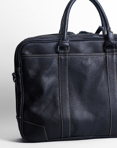 Handmade leather men Briefcase messenger large vintage shoulder laptop bag vintage bag - EverHandmade