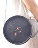 Handmade Leather round bag shoulder bag constellation women leather crossbody bag - EverHandmade