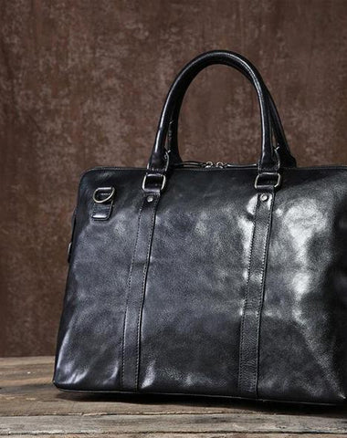 Leather Mens Travel Bag Cool Messenger Bag Shoulder Bag Travel Handbag for Men