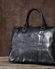 Leather Mens Travel Bag Cool Messenger Bag Shoulder Bag Travel Handbag for Men