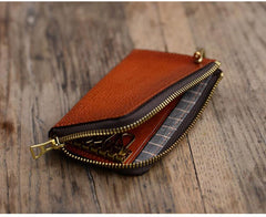 Cool Leather Mens Black Key Chain Wallet Car Key Wallet Brown Car Key Case Keys Holder for Men