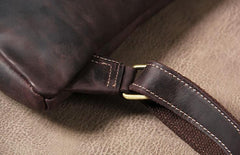 Vintage Leather Mens Cool Sling Bag for Men Sling Shoulder Bag Chest Bag for men
