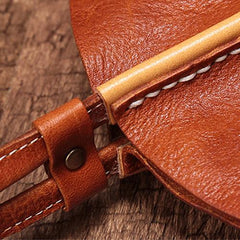Vintage Womens Circle Clutch Bag Round Small Purses Wristlet Round Bag for Ladies
