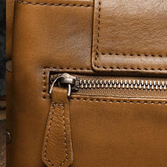 Small Vintage Womens Brown Leather Chain Shoulder Bag Chain Fashion Black Side Bag for Ladies