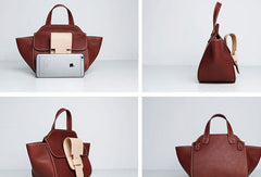 Genuine Leather Cute Bat Handbag Crossbody Bag Shoulder Bag Women Leather Purse